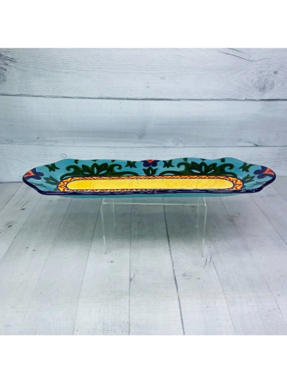Corsica MERIDA Geometric Vibrant Hand Crafted Stoneware 18